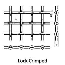 lock crimped wire mesh