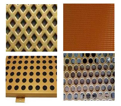 Copper Perforated Sheet Screen