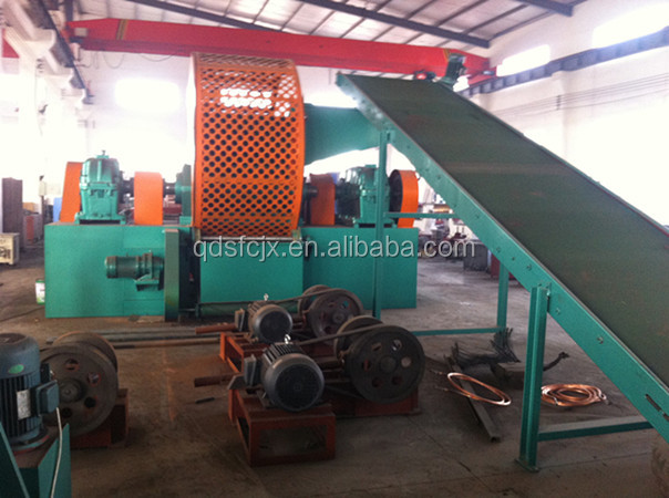 Waste Tyre Shredder Machine, Rubber Shredder