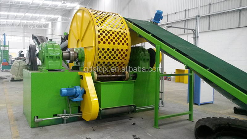 Waste Tyre Shredder Machine, Rubber Shredder