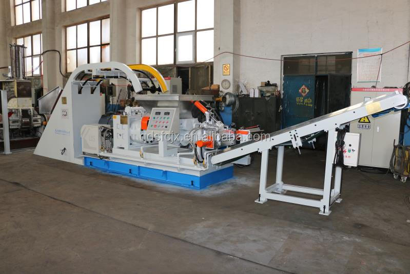 New innovative hot feeding rubber strainer / rubber straining machine