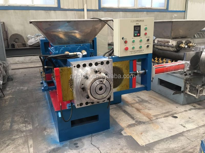 New innovative hot feeding rubber strainer / rubber straining machine