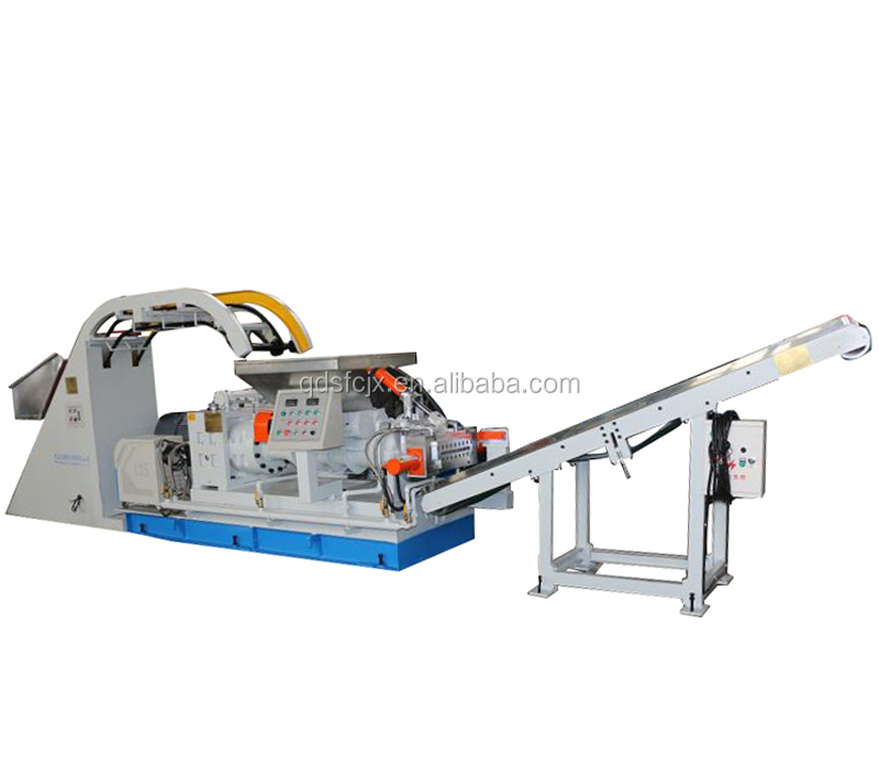 New innovative hot feeding rubber strainer / rubber straining machine
